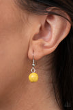 Paparazzi "Bountiful Badlands" Yellow Necklace & Earrings Set Paparazzi Jewelry