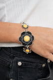 Paparazzi "Badlands Blossom" Yellow Bracelet Paparazzi Jewelry