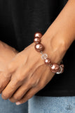 Paparazzi "Glamour Gamble" Brown Bracelet Paparazzi Jewelry