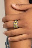 Paparazzi "Boho Butterfly" Yellow Ring Paparazzi Jewelry