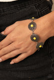 Paparazzi "Mojave Mandalas" Yellow Bracelet Paparazzi Jewelry