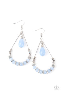 Paparazzi "Lovely Lucidity" Blue Earrings Paparazzi Jewelry