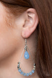 Paparazzi "Lovely Lucidity" Blue Earrings Paparazzi Jewelry