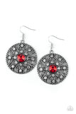 Paparazzi "GLOW Your True Colors" Red Earrings Paparazzi Jewelry