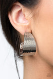 Paparazzi "Flatten The Curve" Silver Earrings Paparazzi Jewelry