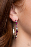 Paparazzi "There Goes The NeighborHood" Pink Earrings Paparazzi Jewelry