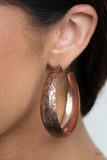 Paparazzi "Sahara Sandstorm" Copper Earrings Paparazzi Jewelry