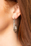 Paparazzi "Twisted Tango" Silver Earrings Paparazzi Jewelry