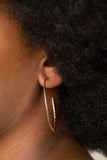Paparazzi "Inclined To Entwine" Rose Gold Post Earrings Paparazzi Jewelry
