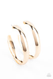 Paparazzi "Bevel In It" Gold Earrings Paparazzi Jewelry