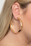 Paparazzi "Bevel In It" Gold Earrings Paparazzi Jewelry