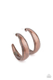 Paparazzi "Burnished Benevolence" Copper Earrings Paparazzi Jewelry