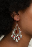 Paparazzi "Musical Gardens" Red Earrings Paparazzi Jewelry