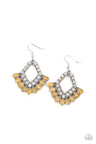 Paparazzi "Just Beam Happy" Yellow Earrings Paparazzi Jewelry