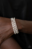 Paparazzi "Starry Strut" White Bracelet Paparazzi Jewelry