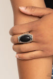 Paparazzi "Desert Healer" Black Ring Paparazzi Jewelry