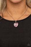 Paparazzi "Love Hurts" Pink Necklace & Earring Set Paparazzi Jewelry