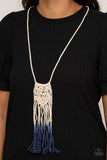 Paparazzi "Surfin The Net" Blue Necklace & Earring Set Paparazzi Jewelry