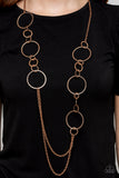 Paparazzi "Basic Babe" Copper Necklace & Earring Set Paparazzi Jewelry