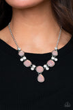 Paparazzi "Crystal Cosmos" Pink Necklace & Earring Set Paparazzi Jewelry