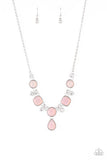 Paparazzi "Crystal Cosmos" Pink Necklace & Earring Set Paparazzi Jewelry