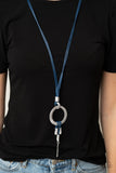 Paparazzi "Tranquil Artisan" Blue Necklace & Earring Set Paparazzi Jewelry