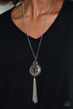 Paparazzi "Mountain Mystic" Brown Necklace & Earring Set Paparazzi Jewelry