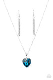 Paparazzi "Love Hurts" Blue Necklace & Earring Set Paparazzi Jewelry