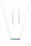 Paparazzi "Sparkly Spectrum" Blue Necklace & Earring Set Paparazzi Jewelry