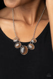 Paparazzi "One Can Only Gleam" Brown Necklace & Earring Set Paparazzi Jewelry