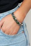 Paparazzi "Radiant Ruins" Green Bracelet Paparazzi Jewelry