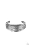 Paparazzi "Off The Cuff Couture" Silver Bracelet Paparazzi Jewelry