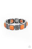 Paparazzi "Trendy Tease" Orange Bracelet Paparazzi Jewelry