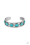 Paparazzi "River Rock Canyons" Blue Bracelet Paparazzi Jewelry