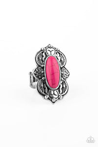Paparazzi "Lotus Oasis" Pink Ring Paparazzi Jewelry