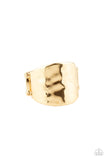 Paparazzi "Check Your Reflection" Gold Ring Paparazzi Jewelry