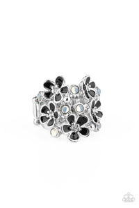 Paparazzi "Blooming Banquet" Black Ring Paparazzi Jewelry