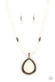 Paparazzi "Evolution" Brass Necklace & Earring Set Paparazzi Jewelry