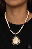 Paparazzi "Evolution" Brass Necklace & Earring Set Paparazzi Jewelry