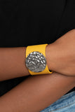 Paparazzi "The Future Looks Bright" Yellow Wrap Bracelet Paparazzi Jewelry
