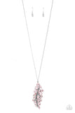 Paparazzi "Take a Final Bough" Pink Necklace & Earrings Set Paparazzi Jewelry