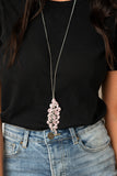 Paparazzi "Take a Final Bough" Pink Necklace & Earrings Set Paparazzi Jewelry