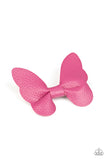 Paparazzi "Butterfly Oasis" Pink Hair Clip Paparazzi Jewelry