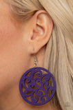 Paparazzi "Fresh Off The Vine" Purple Earrings Paparazzi Jewelry