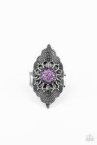 Paparazzi "Wildly Wildflower" Purple Ring Paparazzi Jewelry