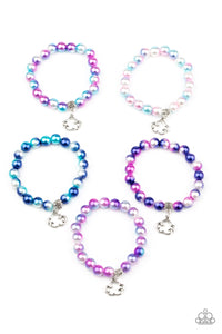 Girls Multi 225XX Cloud Charm Starlet Shimmer Bracelets 10 For $10 Paparazzi Jewelry