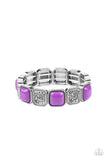 Paparazzi "Trendy Tease" Purple Bracelet Paparazzi Jewelry