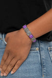 Paparazzi "Trendy Tease" Purple Bracelet Paparazzi Jewelry