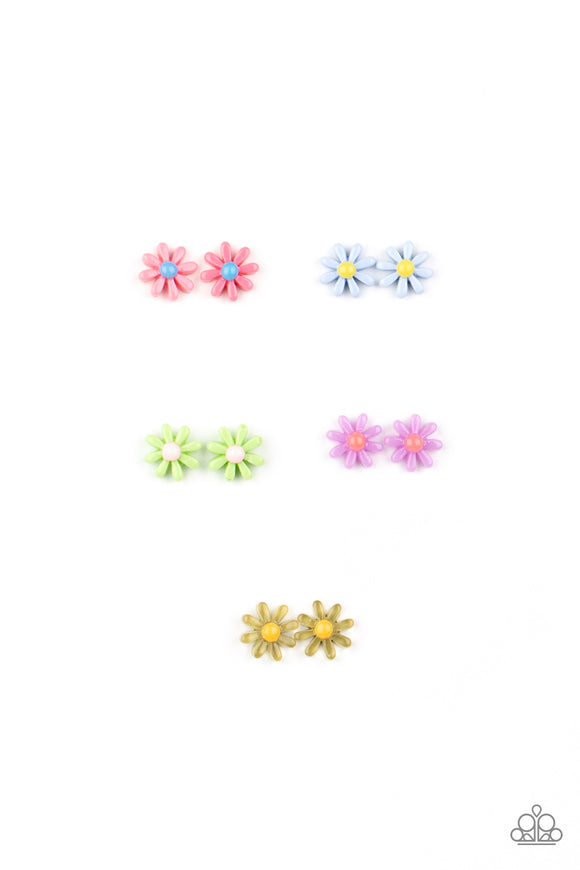 Girl's Starlet Shimmer 10 for $10 318XX Flower Multi Post Earrings Paparazzi Jewelry