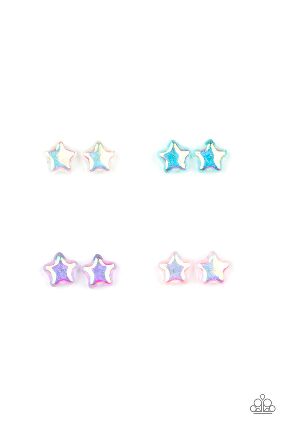 Girl's Starlet Shimmer 10 for $10 321XX Star Oil Spill Post Earrings Paparazzi Jewelry